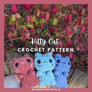 Patrón de gatito a crochet sin costura