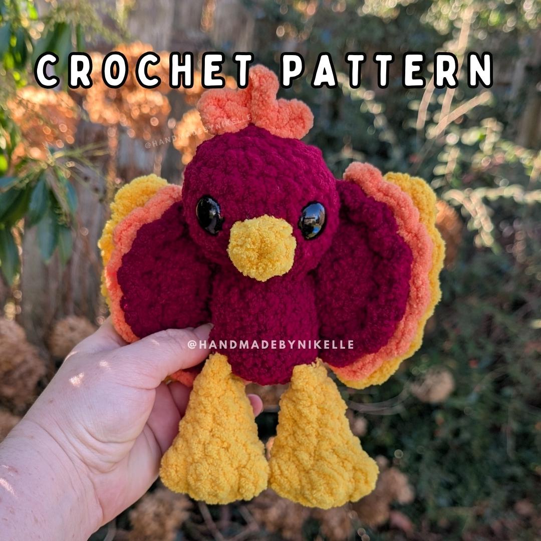 Intermediate-Advanced Phoenix Crochet Pattern