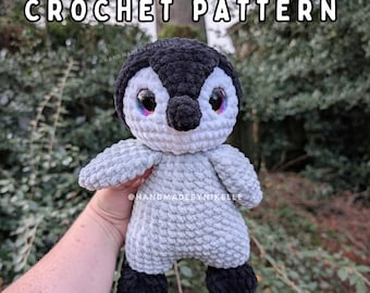 Patrón de ganchillo de pingüino (archivo digital)