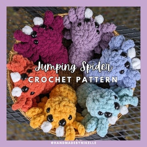 Crochet Spider PATTERN - low sew