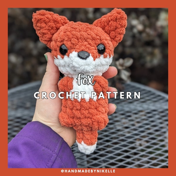 Low Sew Fox Crochet Amigurumi PATTERN