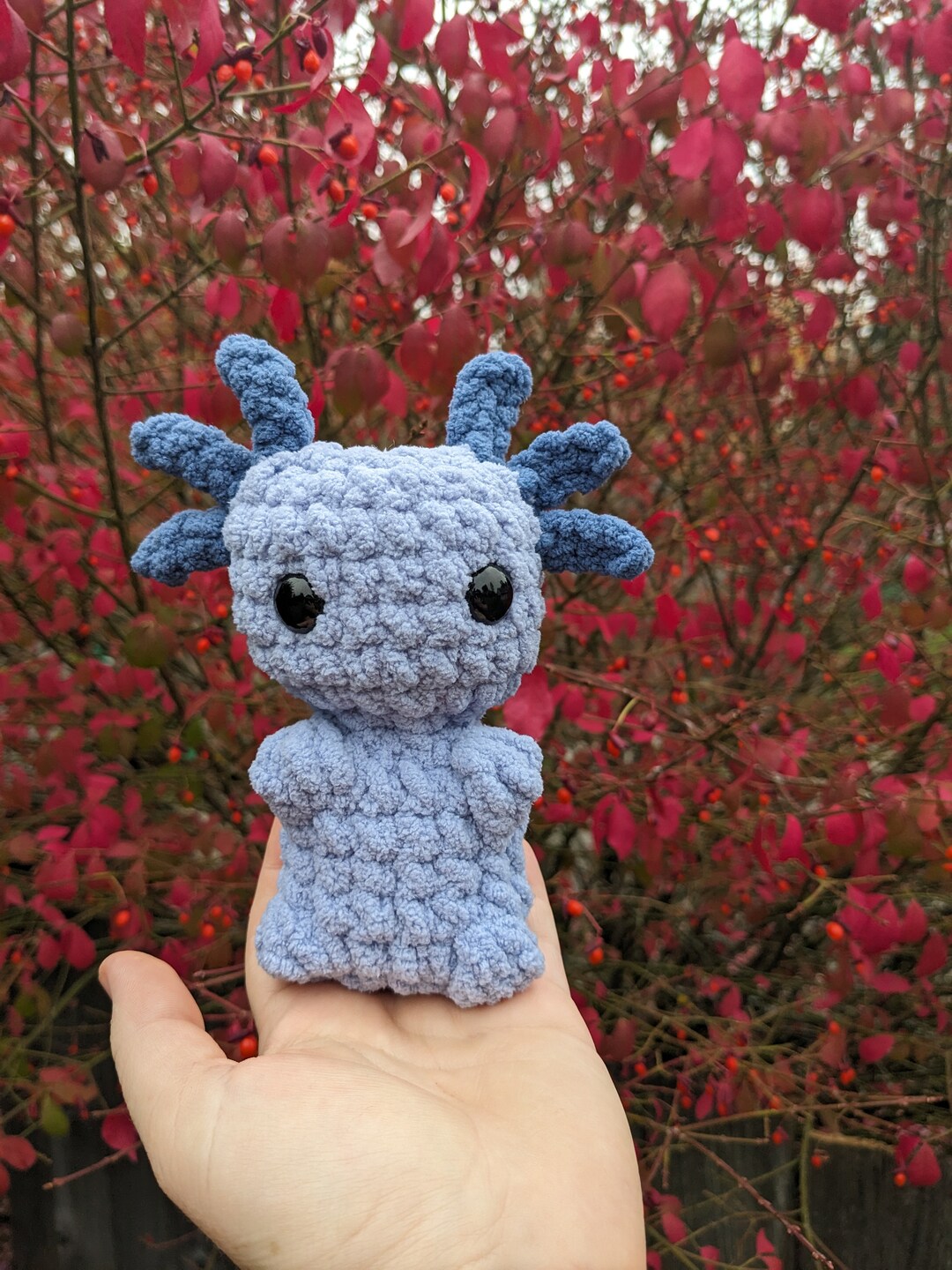 No Sew Axolotl Crochet PATTERN Etsy