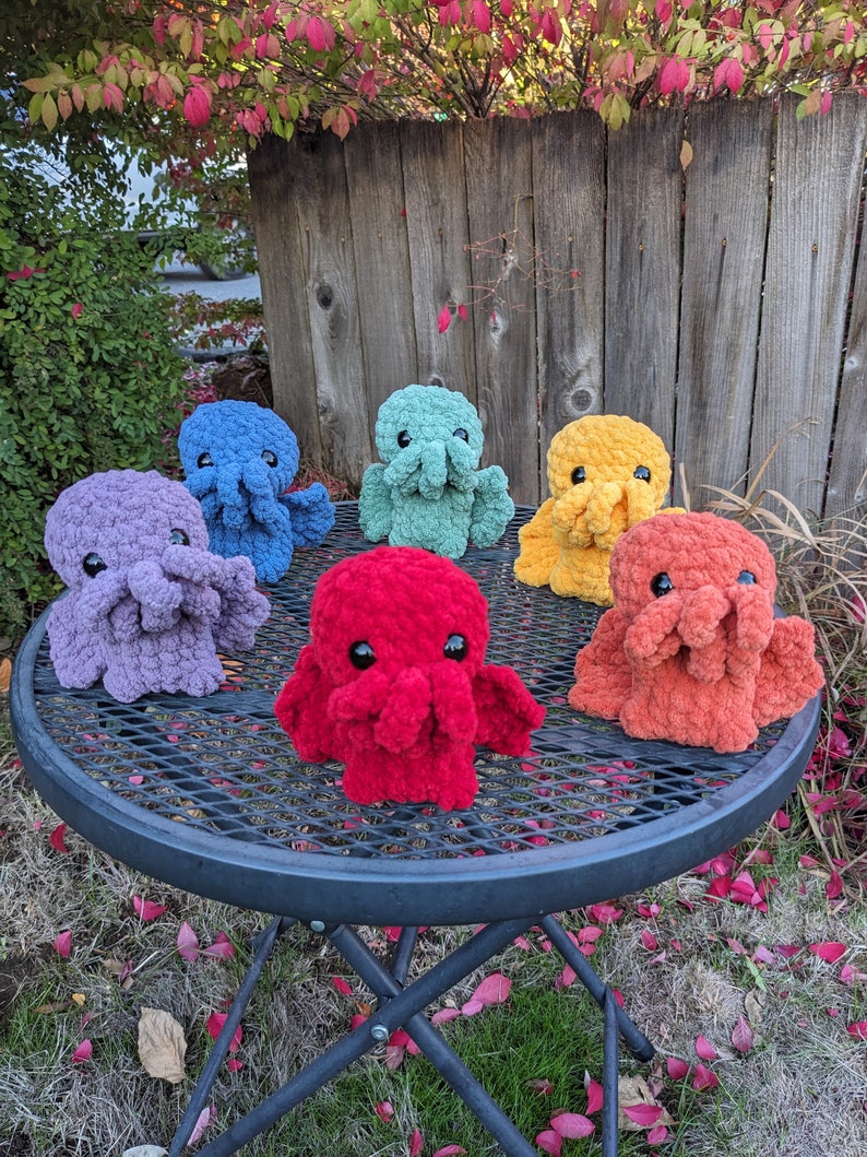 Baby Cthulhu Crochet Pattern (Digital File) image 4