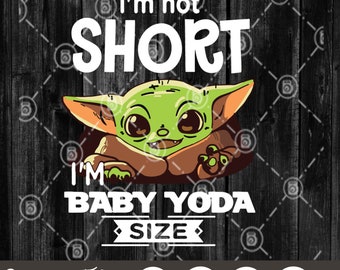 Download Star Wars The Mandalorian Svg I M Short I M Baby Yoda Size Svg Santa Baby Yoda Lover Svg Digital Download Stars War Svg Eps Png Dxf Drawing Illustration Art Collectibles Kromasol Com