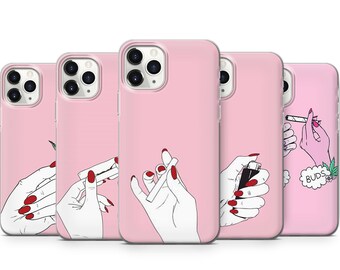 Smoke Case Cover For iPhone Huawei Samsung models