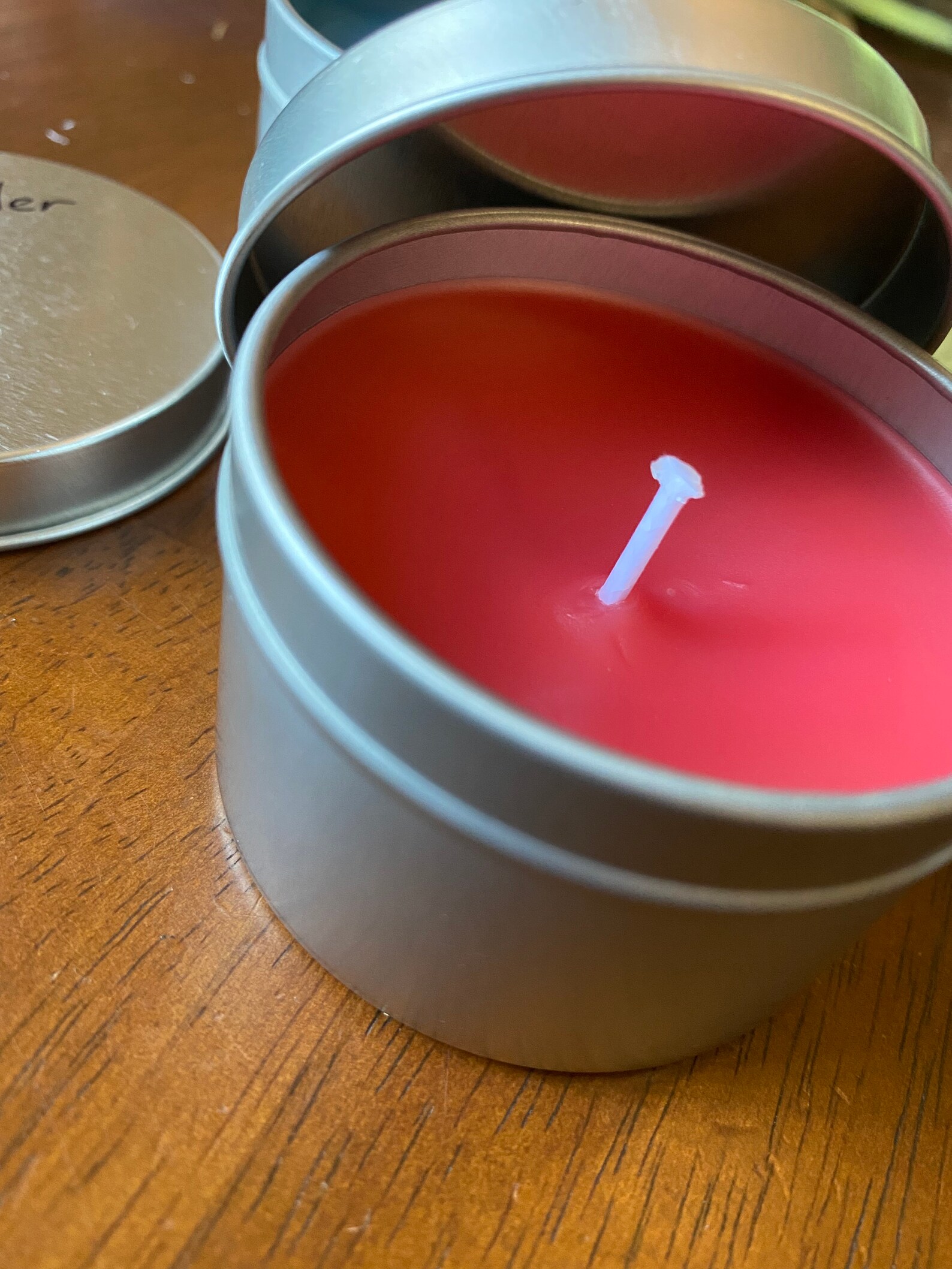 Homemade Lavender Scented Candle Etsy