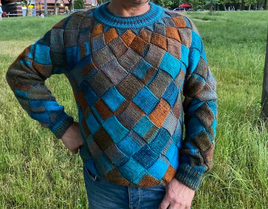 Hand Knit Sweater - Etsy
