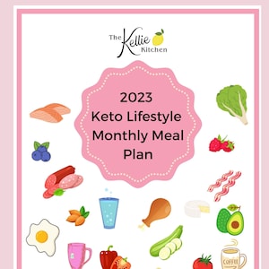 KETO MEAL PLAN | 2023 Full Year Meal Plan With Recipes - Etsy