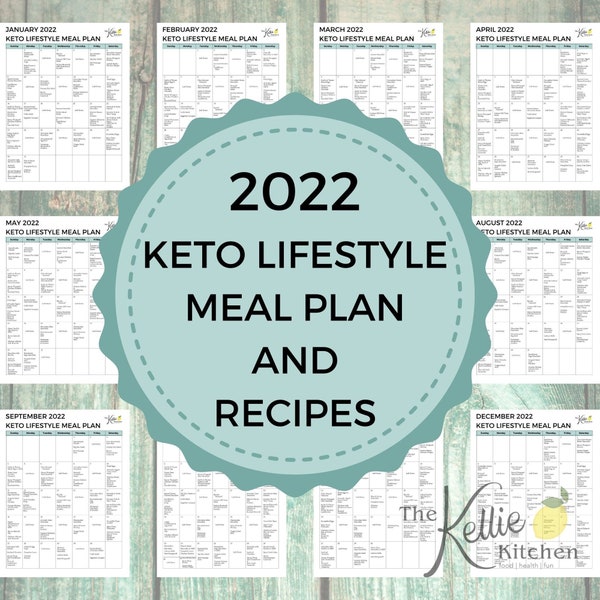 Keto Meal Plan 2022 | Low Carb Meal Plan and Recipes | Complete Keto Planner