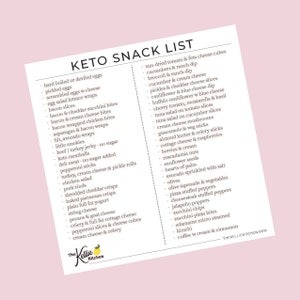 Keto Snacks Magnet Weight Loss Keto Weight Loss Healthy Diet Magnet Keto gift Keto Food List Diabetes Education image 5
