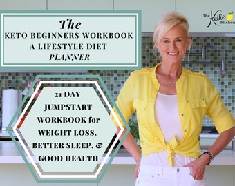 COMPLETE Keto Beginners WORKBOOK | Keto Diet Starter Guide | Keto Weight Loss Tracker | Keto Planner | Keto Guide