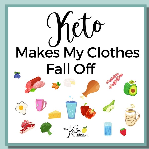 Keto Motivation Fridge Magnet | Keto Funny | Keto Makes My Clothes Fall Off | Keto Diet for Beginners