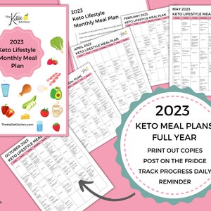 KETO MEAL PLAN | 2023 Full Year Keto Meal Plan with Recipes