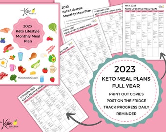 KETO MEAL PLAN | 2023 Full Year Keto Meal Plan with Recipes