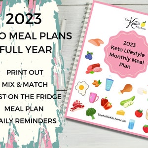 KETO MEAL PLAN | 2023 Full Year Keto Meal Plan With Recipes - Etsy