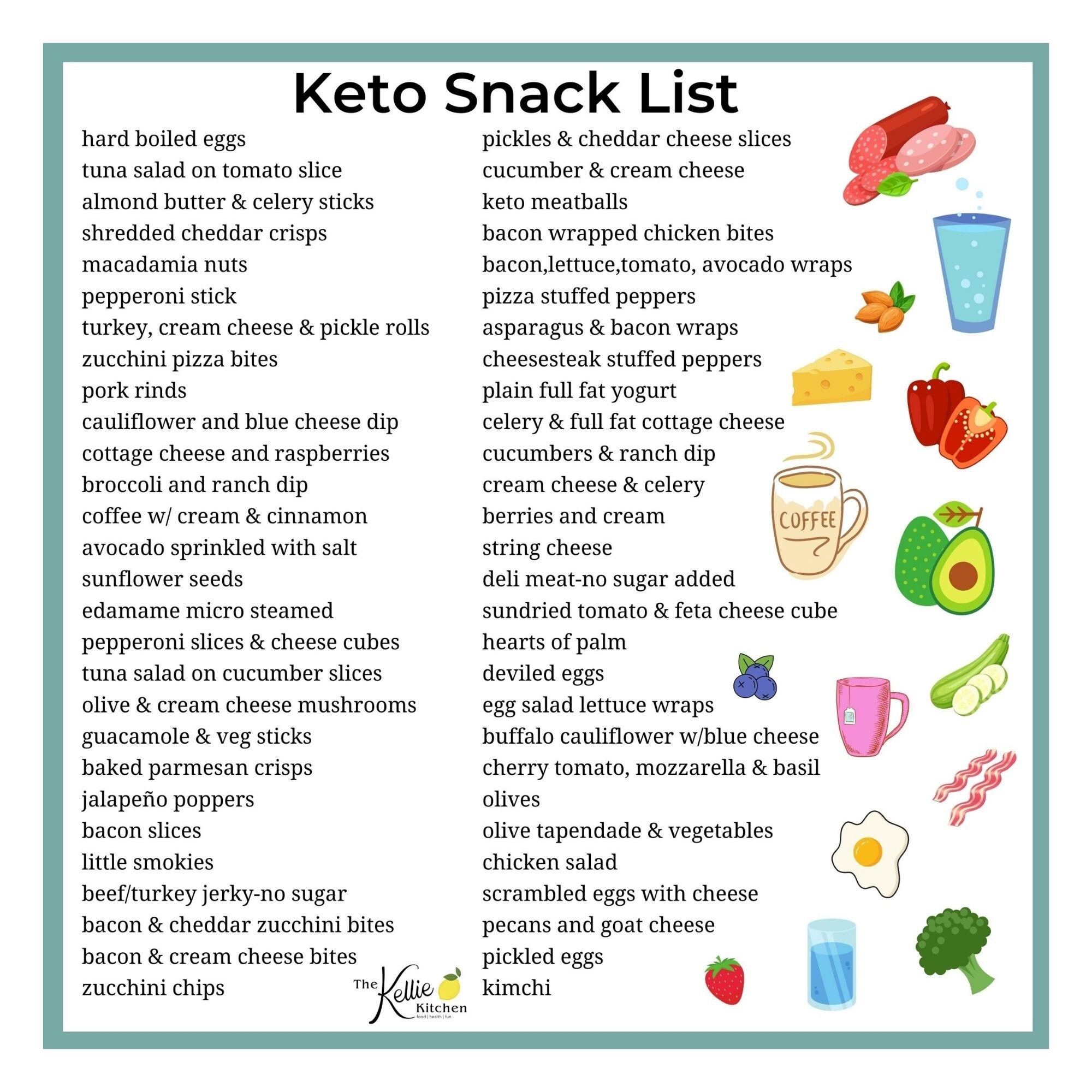 Keto Snacks Magnet Weight Loss Keto Weight Loss - Etsy