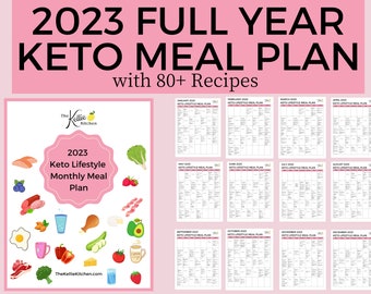 KETO MEAL PLAN | 2023 Full Year Keto Meal Plan with Recipes