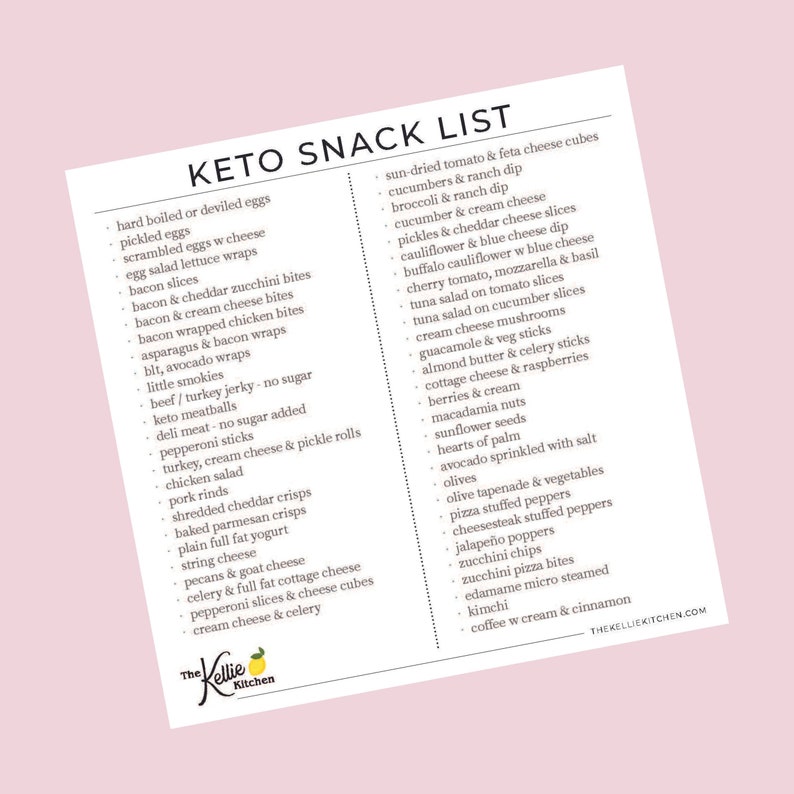 Keto Snacks Magnet Weight Loss Keto Weight Loss Healthy Diet Magnet Keto gift Keto Food List Diabetes Education image 5