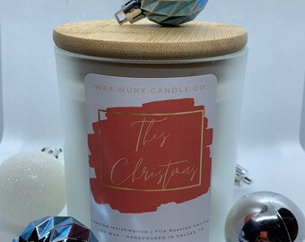 This Christmas | Toasted Marshmallow | Christmas Candle | Holiday Candle | Camping Candle