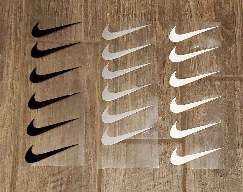 2 Wide Nike Iron on Logo. Nike Iron On Decals 2 Etsy