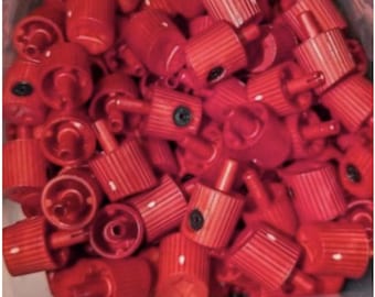 Red QLDR NY Fat Caps For Spraypaint 10Pc