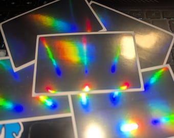 Holographic Eggshell Stickers