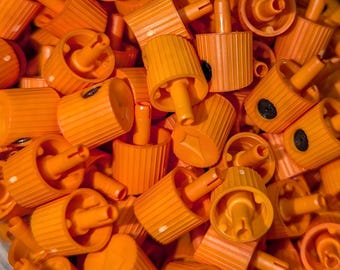 ORANGE Inferno NY Fat Caps For Spraypaint 10Pc
