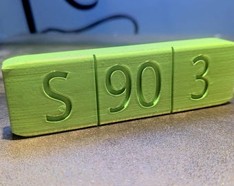 S 90 3 Green Hulk Xanax Bar, groot model pil
