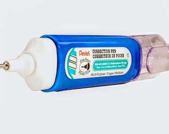 Pentel Fine Tip Correction Pen – Smooth Clean Edits (12ml)
