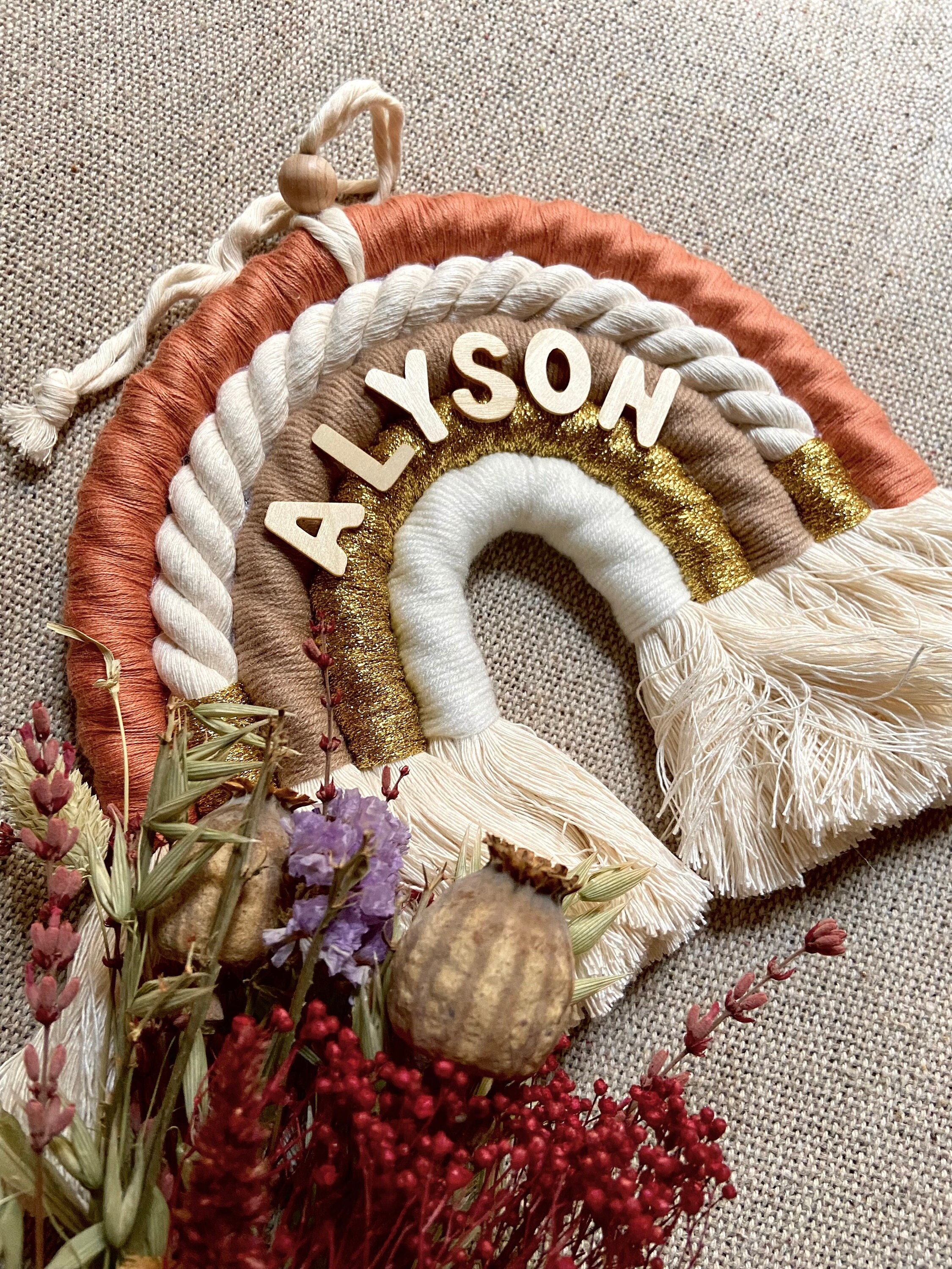 Arc-En-Ciel en Macramé