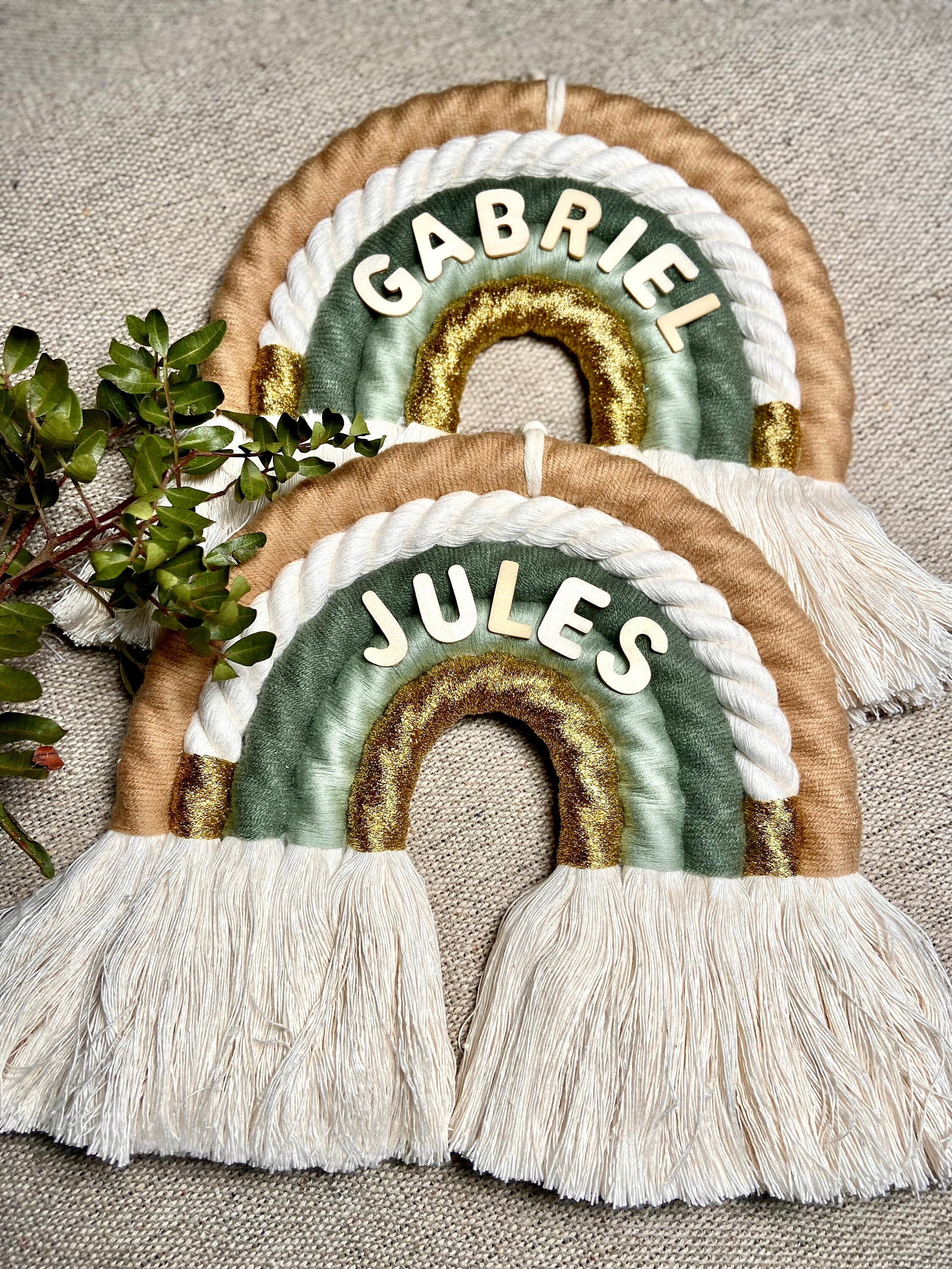 Arc-En-Ciel en Macramé