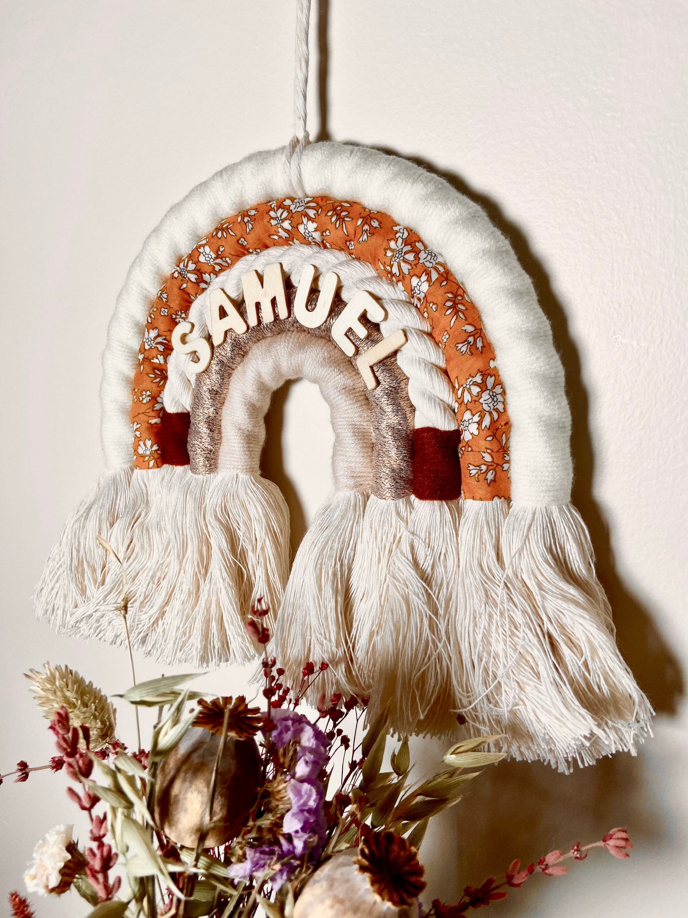 Arc-En-Ciel en Macramé