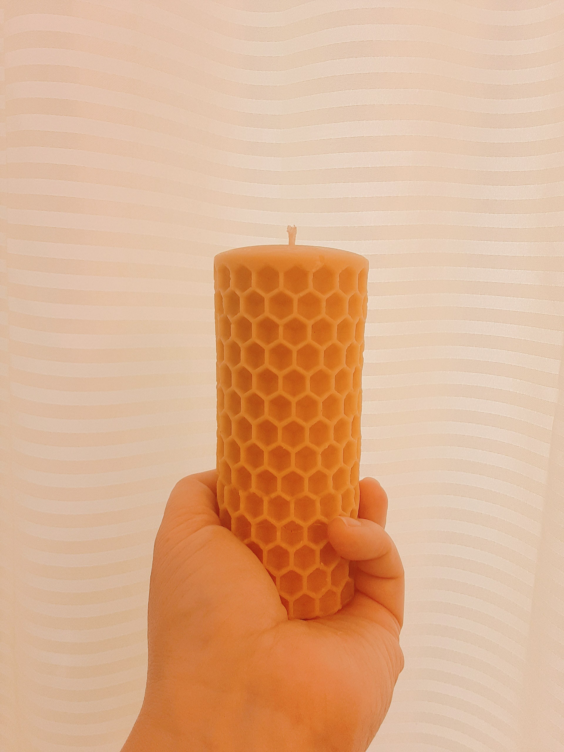 Handmade Beeswax Candles Candles Unsented Pure Etsy