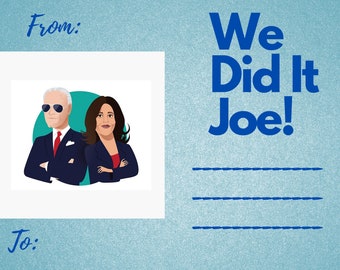 Congratulations Digital Card- We did it Joe!