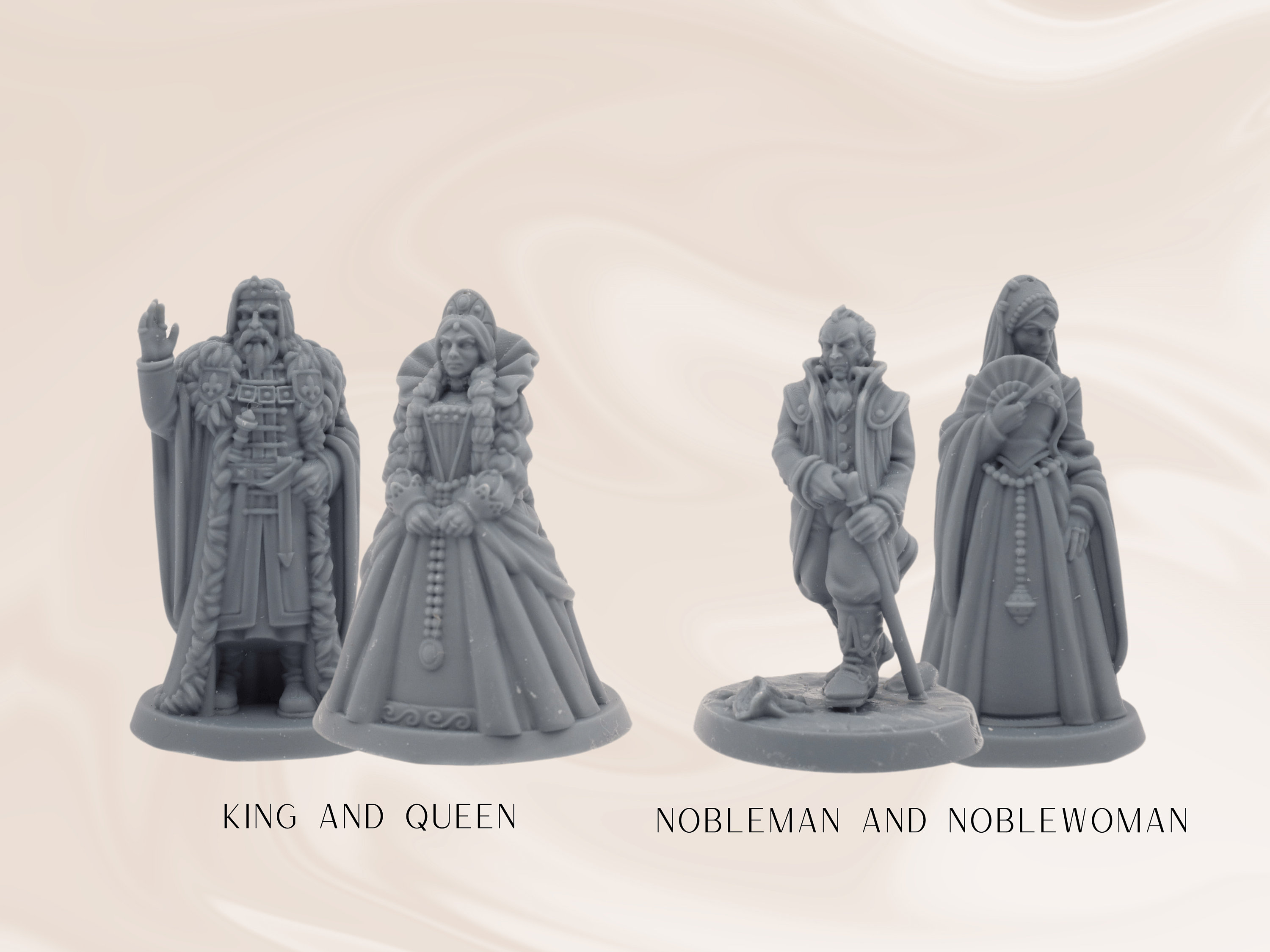 Dnd NPC Miniatures 24pc Variety Set Dungeons and Dragons Mini Pack 28mm ...