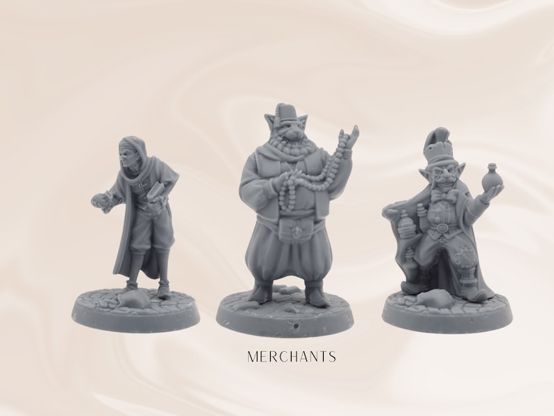 Dnd NPC Miniatures 24pc Variety Set Dungeons and Dragons Mini Pack 28mm ...