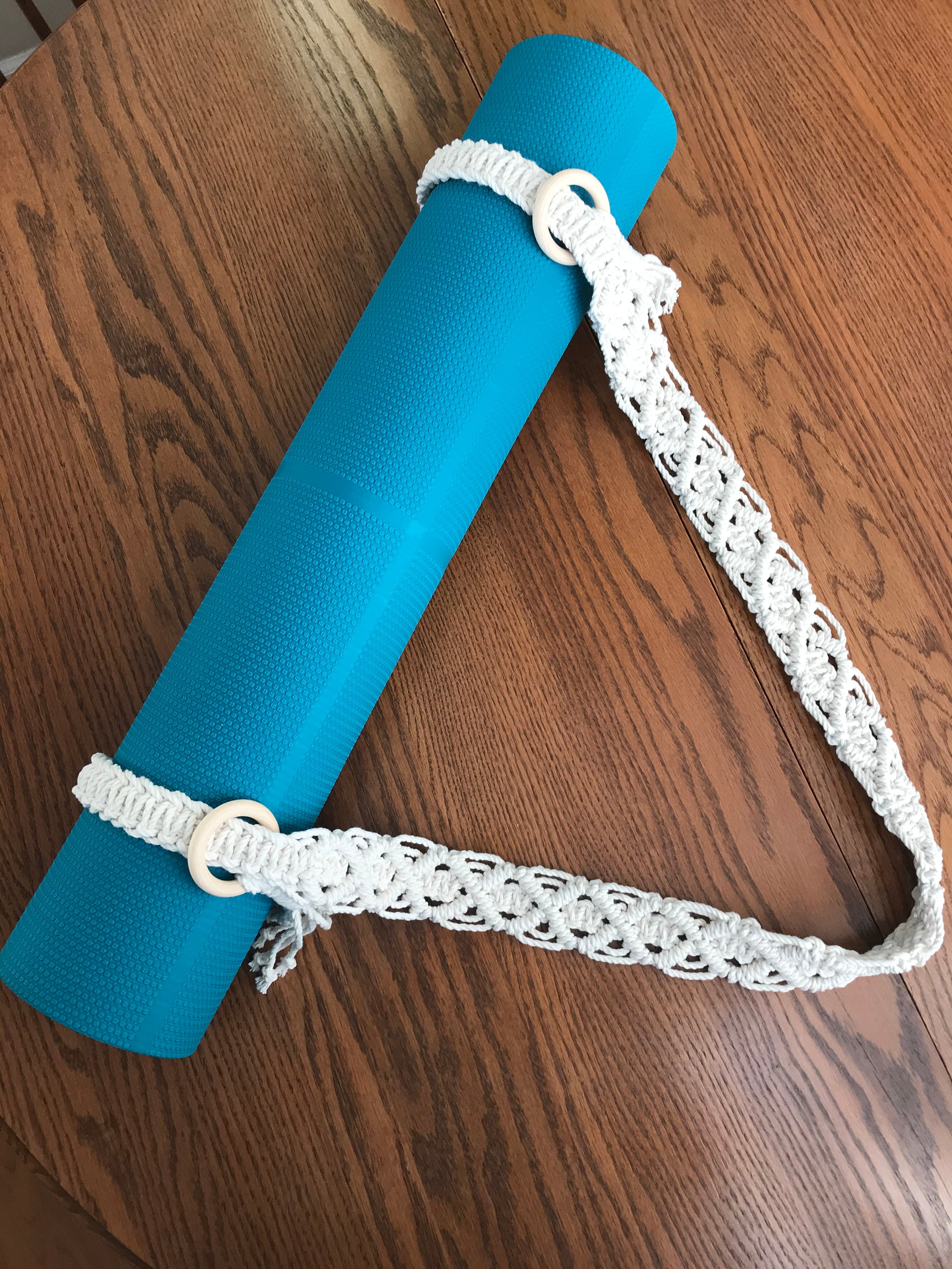 Macrame Yoga Mat Strap Yoga Mat Strap Yoga gifts Macrame Etsy