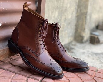 wingtip winter boots