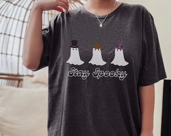 Stay Spooky Shirt, Retro Halloween Shirt, Spooky Tshirt, Halloween Tshirt, Halloween Shirts, Ghost Shirt