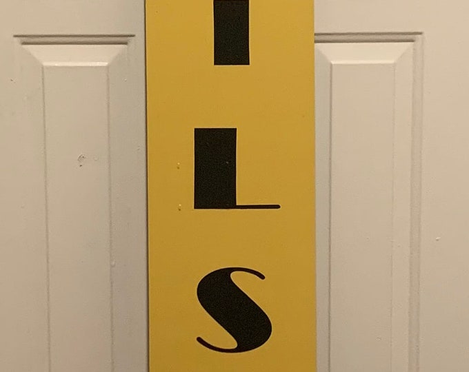 Large 72"x9" Wood Pencil Sign for Teacher's Classroom