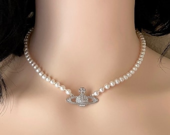 正規品Vivienne Westwood ネックレス ゴールド メッキ パール LUCRECE PEARL ネックレス(ゴールド)（レディース）（1250951108