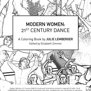 Modern Women: 21st Century DANCE Coloring Book image 2