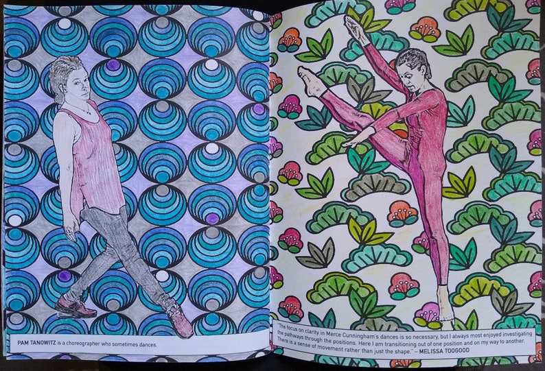 Modern Women: 21st Century DANCE Coloring Book image 4