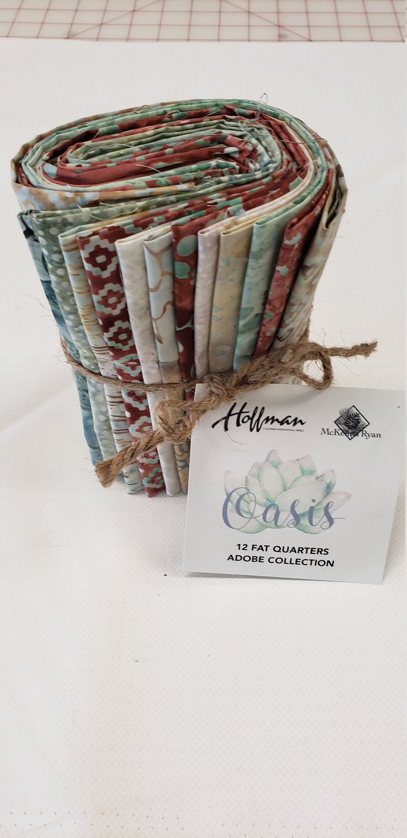 Adobe collection. Hoffman Fabrics 100/% cotton 12 fat quarters