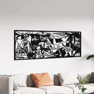 Guernica Metal Wall Art: Pablo Picasso Iconic Decor