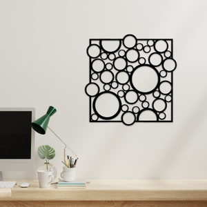 Geometric Metal Wall Decor, Minimalist Metal Wall Art Porch Metal Wall Art, Livingroom Metal Wall Art, Office Entry Wall Art, Gift For Her,