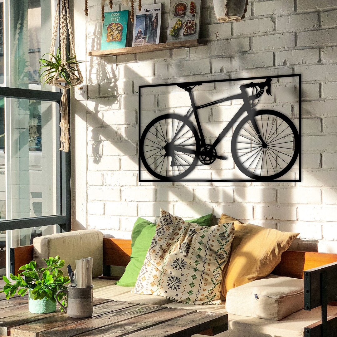 Bicycle Metal Wall Art, Bike Lovers Birthday Gifts, Bicycle Metal Wall