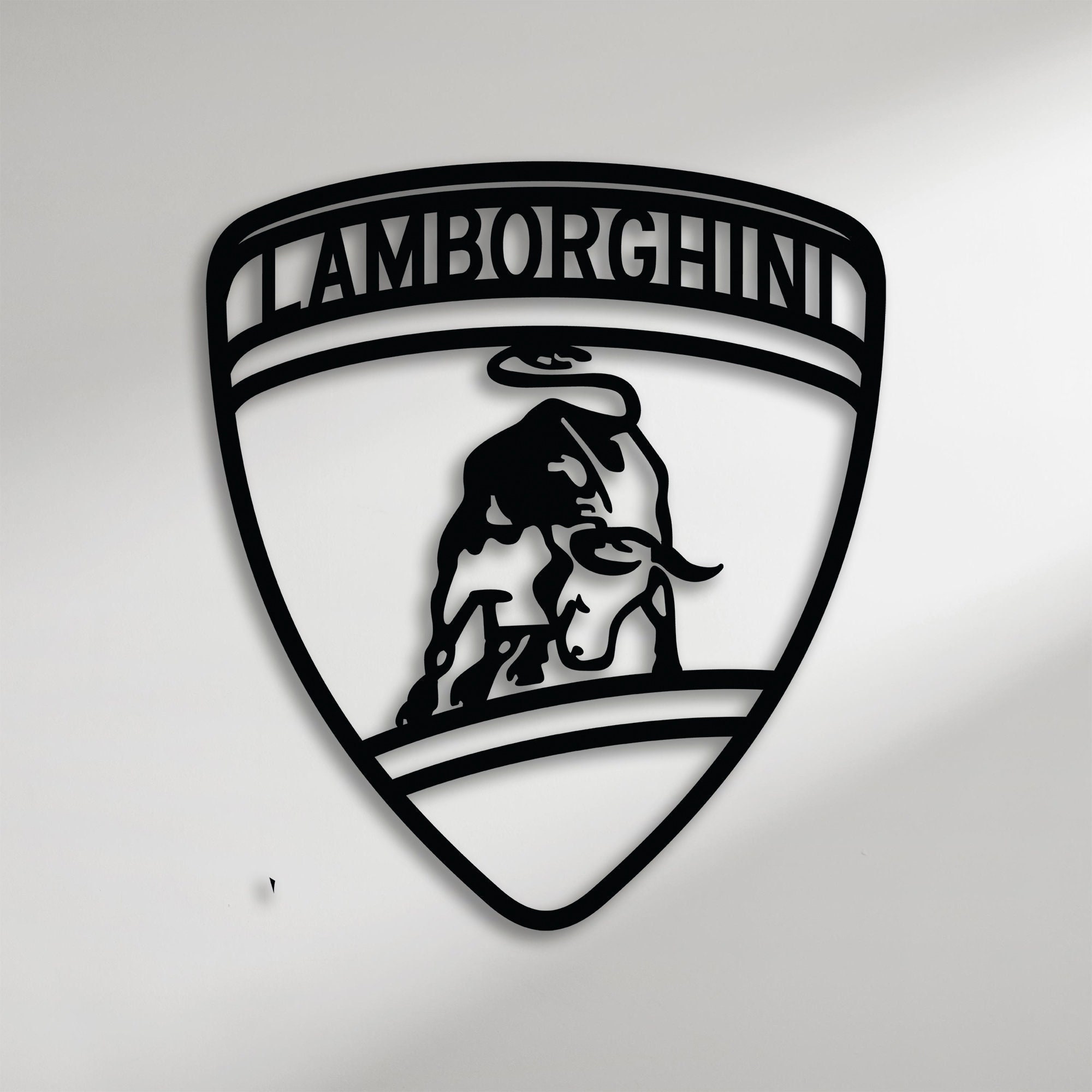 Lamborghini Logo Art - Etsy