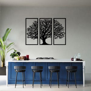 Tree of Life Metal Wall Art, Kitchen Metal Wall Decor, Home Garden Metal Wall Art, Unique Birthday Gift, Gift for Mom, Christmas Gift