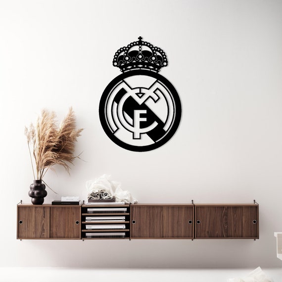 Art mural en métal du Real Madrid, cadeau unique des amoureux du
